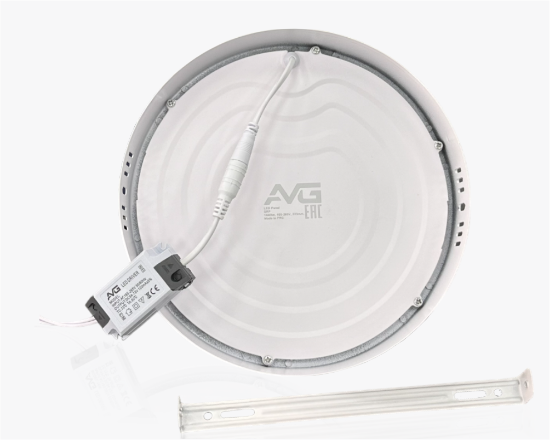 სურათი მრგვალი ზედაპირის პანელი 12W-4K