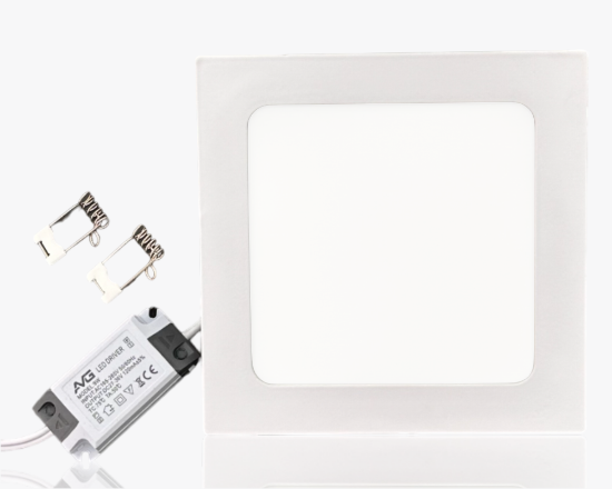 სურათი ოთკუთხედი ჩაღრმავებული პანელი 12w-4k