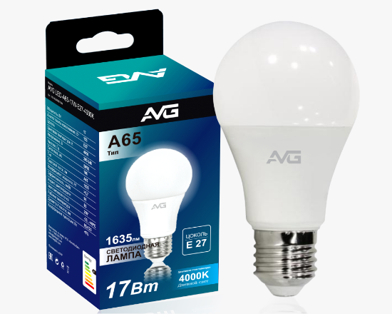 სურათი AVG ნათურა A65-17w-E27-4K