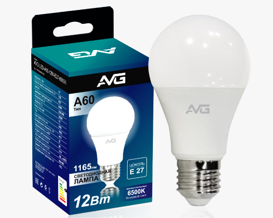 სურათი AVG ნათურა A60-12w-E27-6K