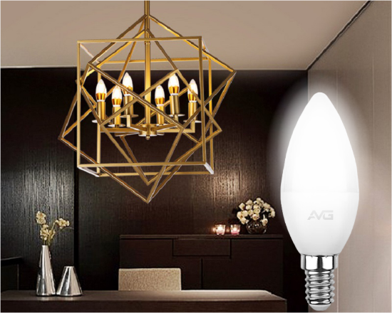 სურათი AVG ნათურა C37-11W-E14-6K