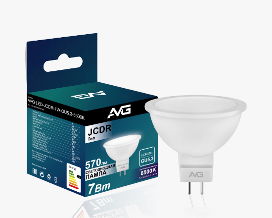 სურათი AVG ნათურა JCDR 7W-6K