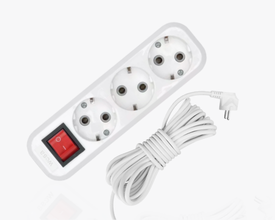 სურათი MGP-214 დამაგრძელებელი ბუდე 5 მ კაბელით, 3-გამტარით დამიწებით