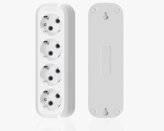 სურათი MGP-153 დამაგრძელებელი 3 მ კაბელით, 4 ბლოკი, დამიწებით