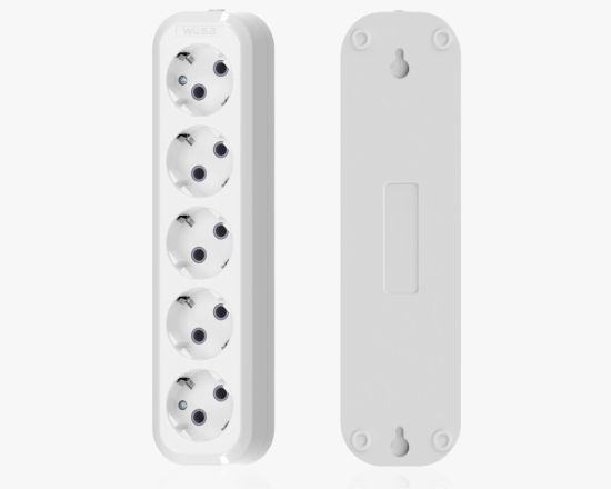 სურათი MGP-172 დამაგრძელებელი 2 მ კაბელით, 5 ბანდა, დამიწებით