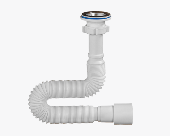 სურათი A-3014 Orio მოქნილი მილი გამოსასვლელით 1 1/4 х 40/50 მმ, სიგრძე 1250 მმ