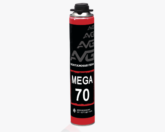 სურათი AVG MEGA 70 სამონტაჟო ქაფი 850მლ