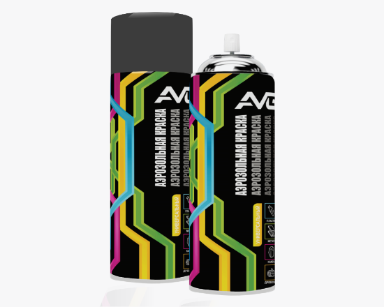 სურათი AVG Spray paint RAL 9005 Glossy black 380g