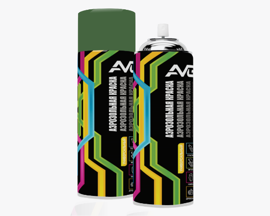 სურათი AVG Spray paint RAL 6002 Leaf green 380g