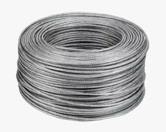 სურათი AVG გალვანიზებული მავთულის თოკი შავი 8 მმ