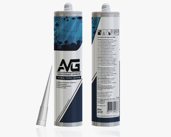 სურათი AVG Aquarium Silicone sealant white 280ml