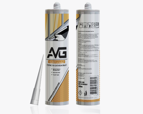 სურათი AVG Silicone sealant universal clear 280ml