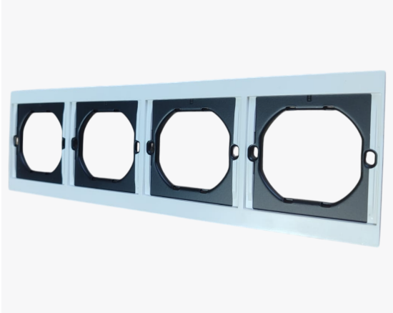 სურათი CC-EN-50 4-gang frame white