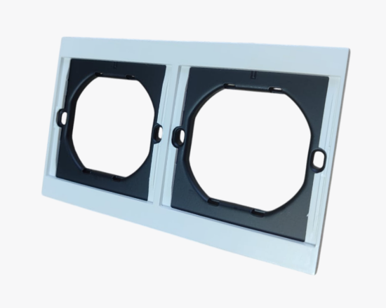 სურათი CC-EN-48 2-gang frame white