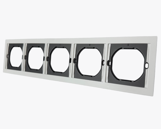 სურათი CC-CL-51 5-gang frame white