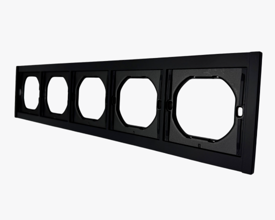 სურათი CC-TR-51 5-gang frame black
