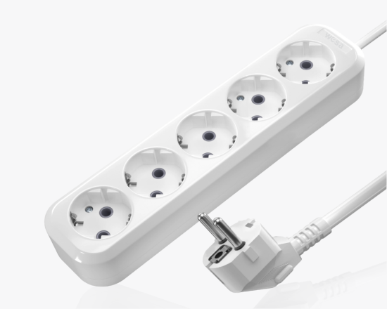 სურათი MGP-177 Extension socket with 7m wire 5-gang with grounding