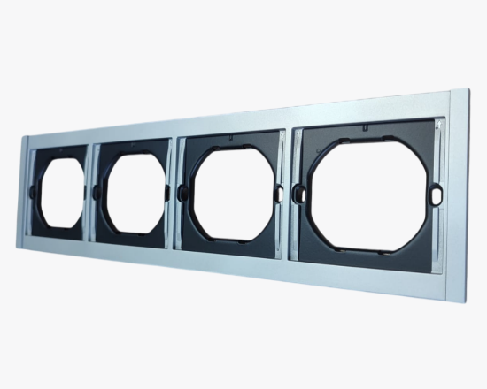 სურათი TR-50 4-gang frame silver