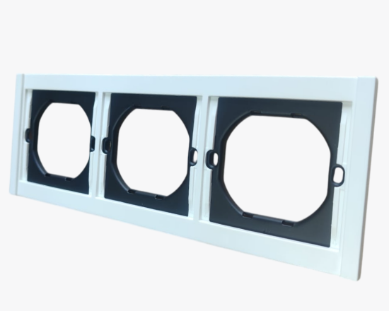 სურათი TR-49 3-gang frame white