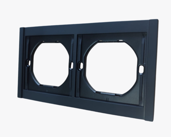 სურათი TR-48 2-gang frame black