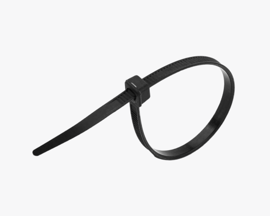 სურათი პლასტმასის ხამუთი 7.6x500 შავი