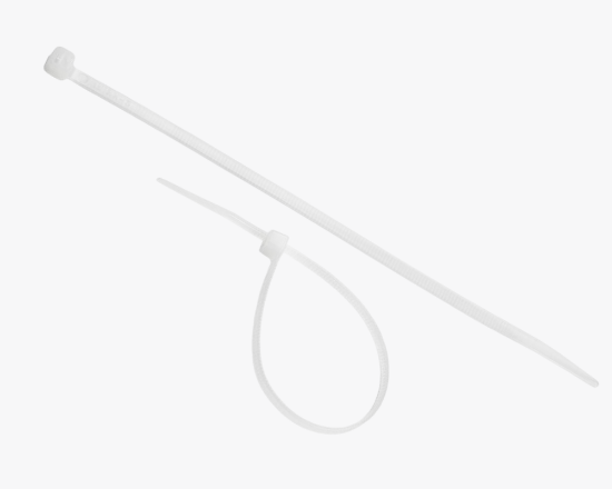 სურათი პლასტმასის ხამუთი 2.5x200 თეთრი